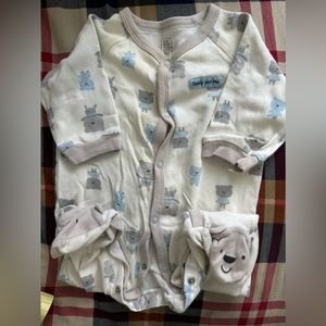 Just One You Sleep & Play Footie Bear-9 months